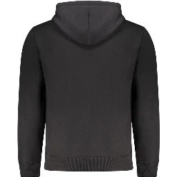 Black Polyester Men's Sweatshirt