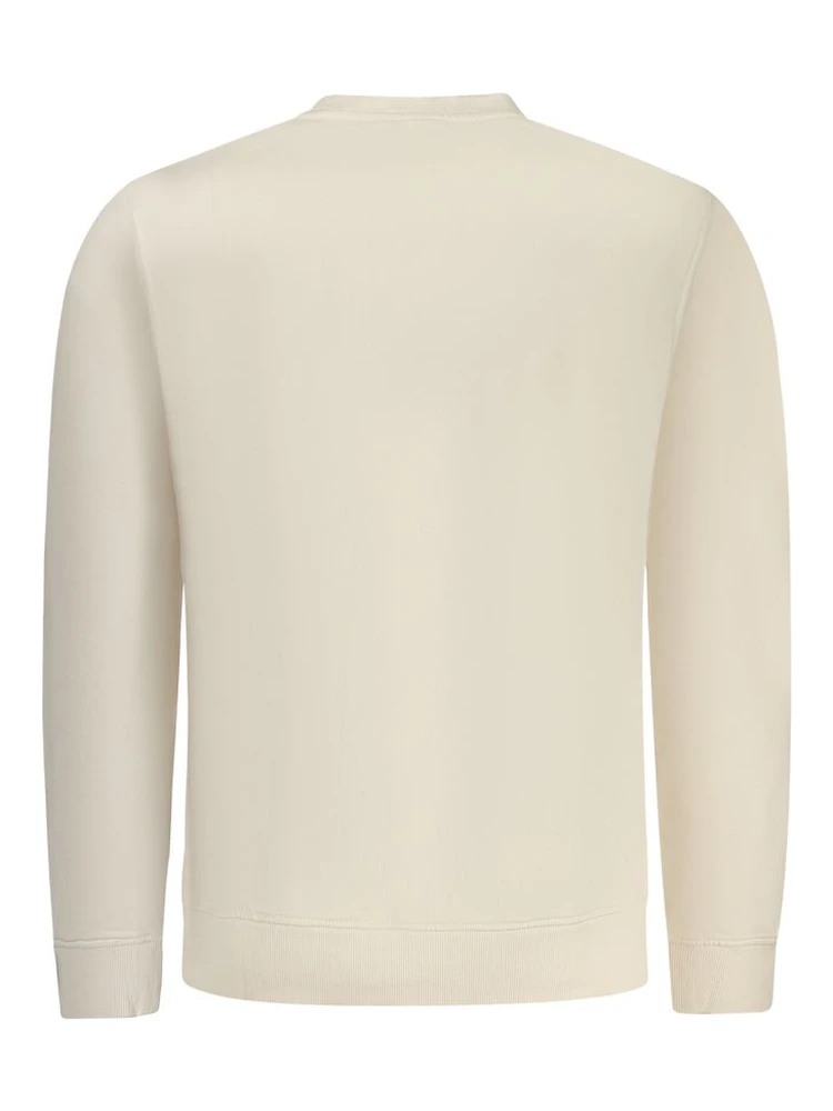 Beige Cotton Men Sweatshirt alternative