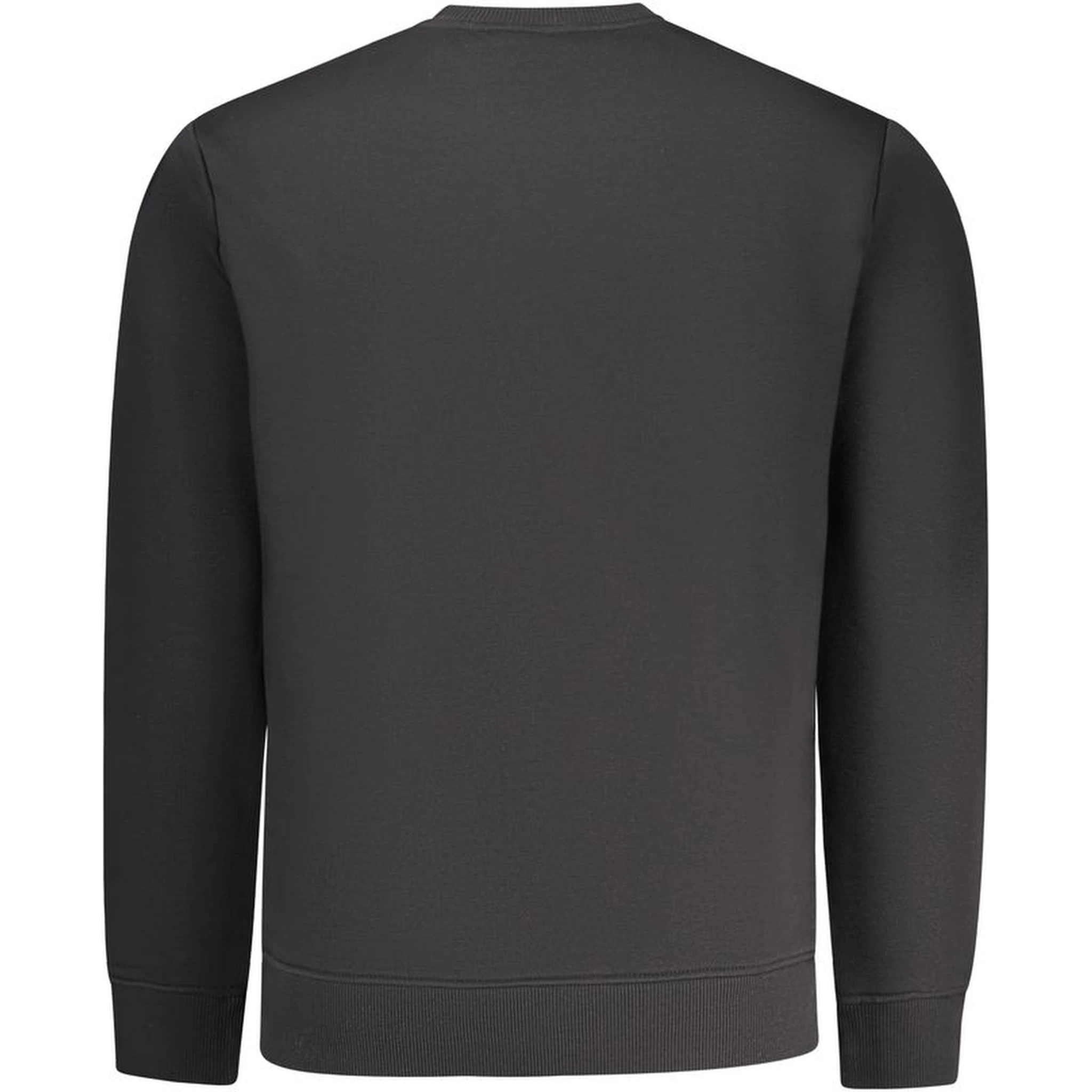 Black Polyester Men's Sweatshirt
