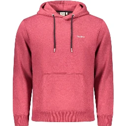 Red Polyester Men's Sweatshirt