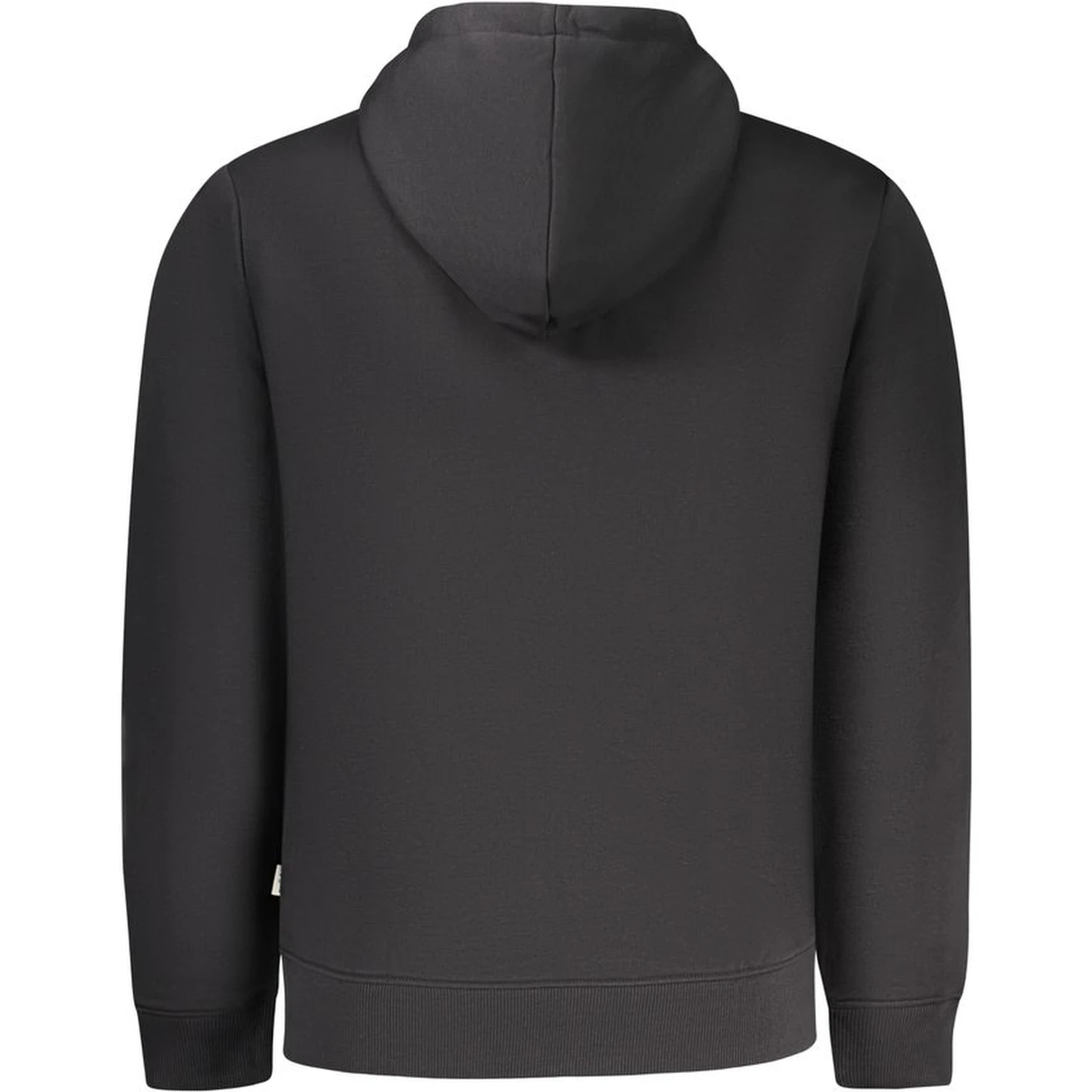 Black Cotton Men's Sweatshirt