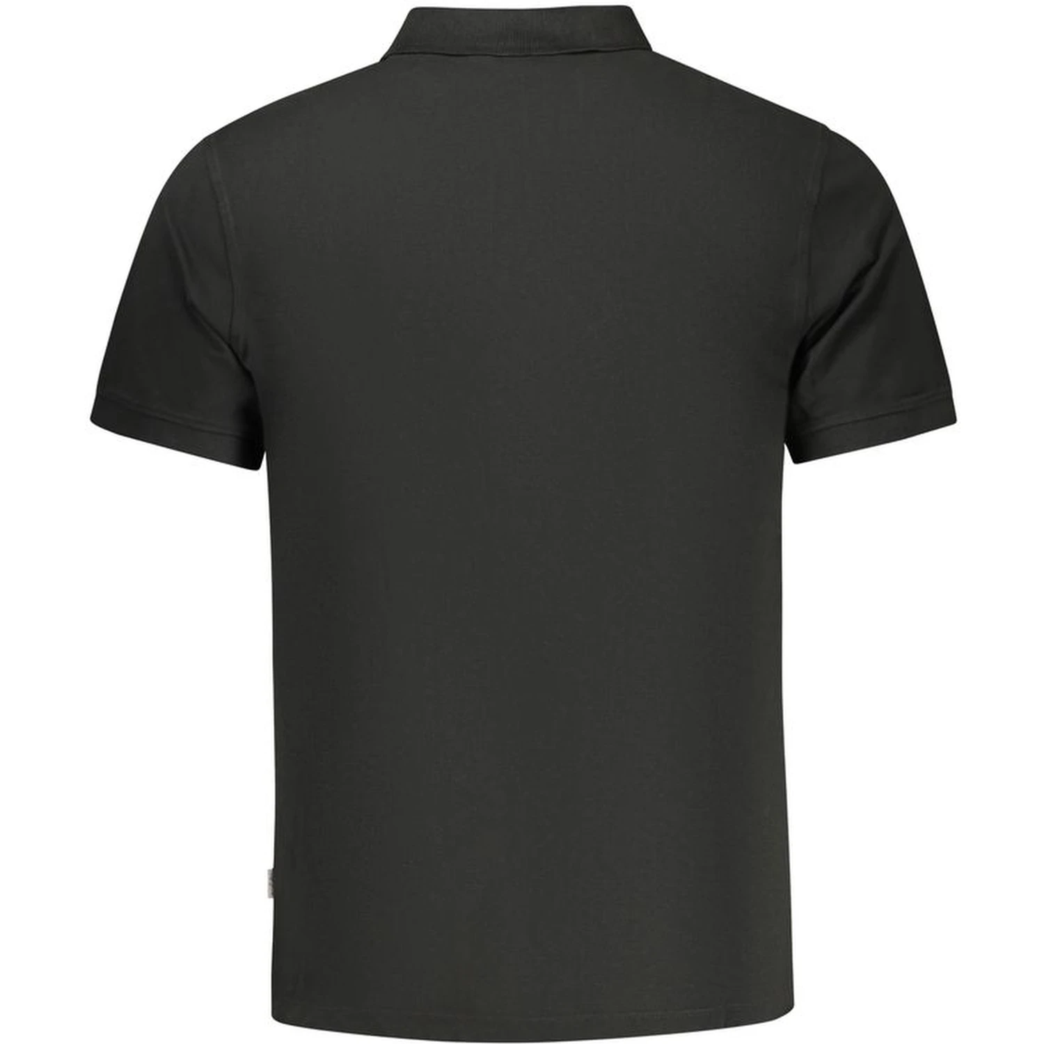 Black Cotton Men's Polo Shirt