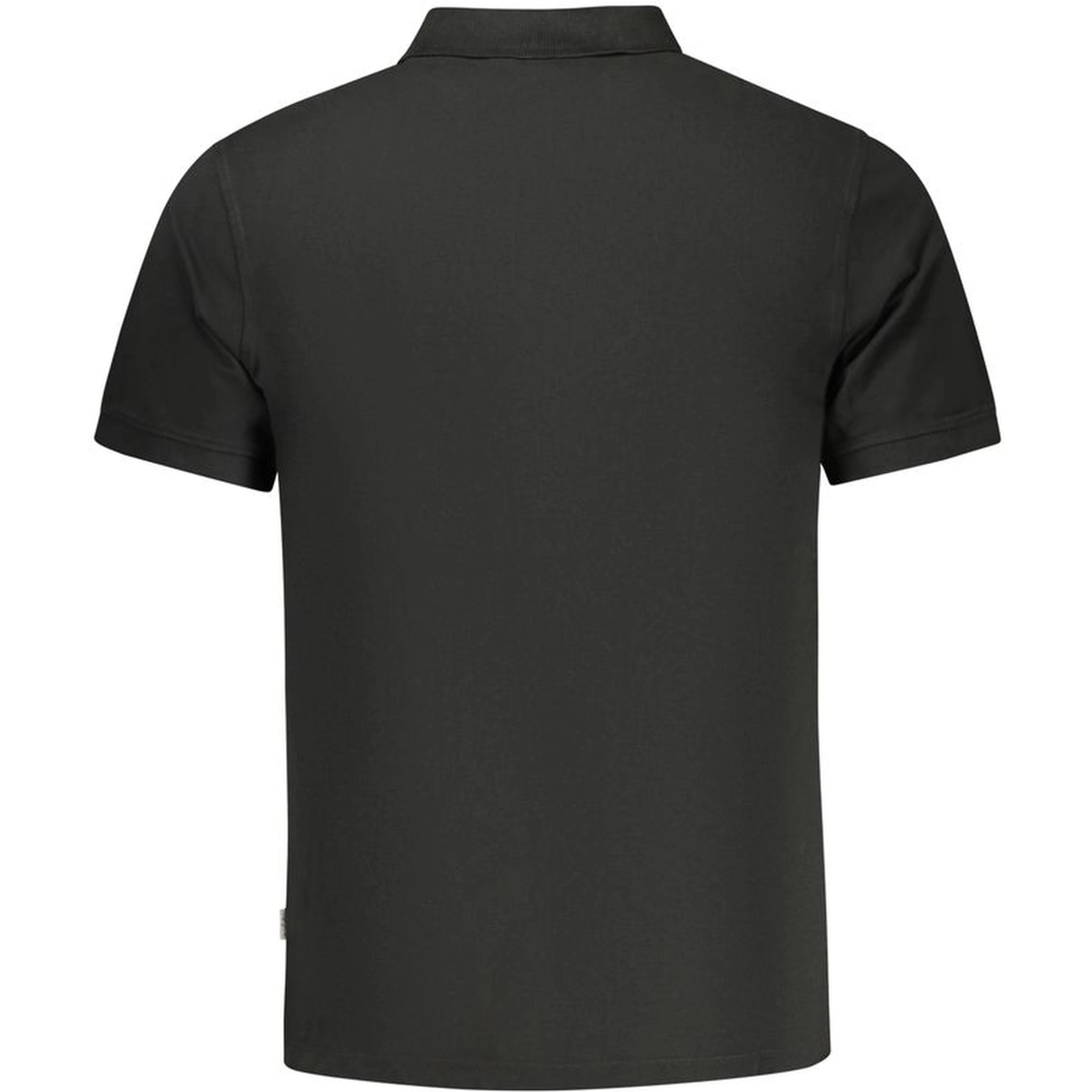 Black Cotton Men's Polo Shirt