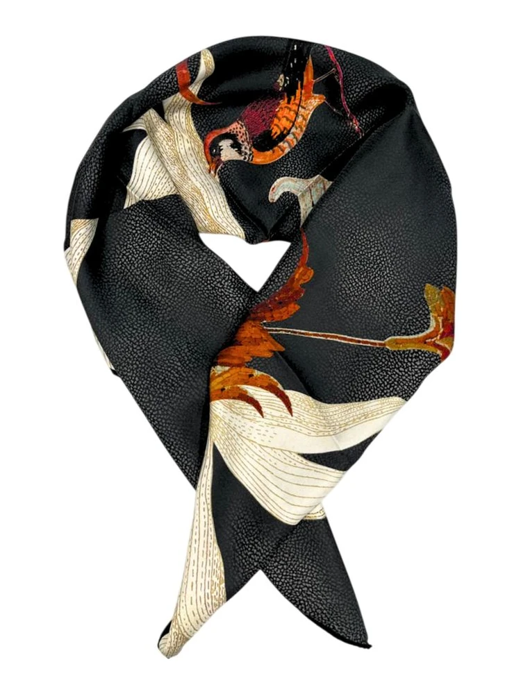 Black Silk Women Scarf alternative