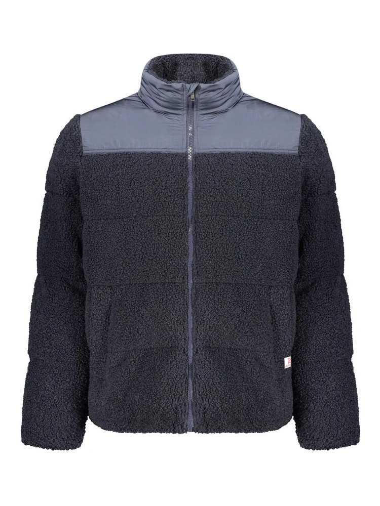 Blue Polyester Men's Jacket