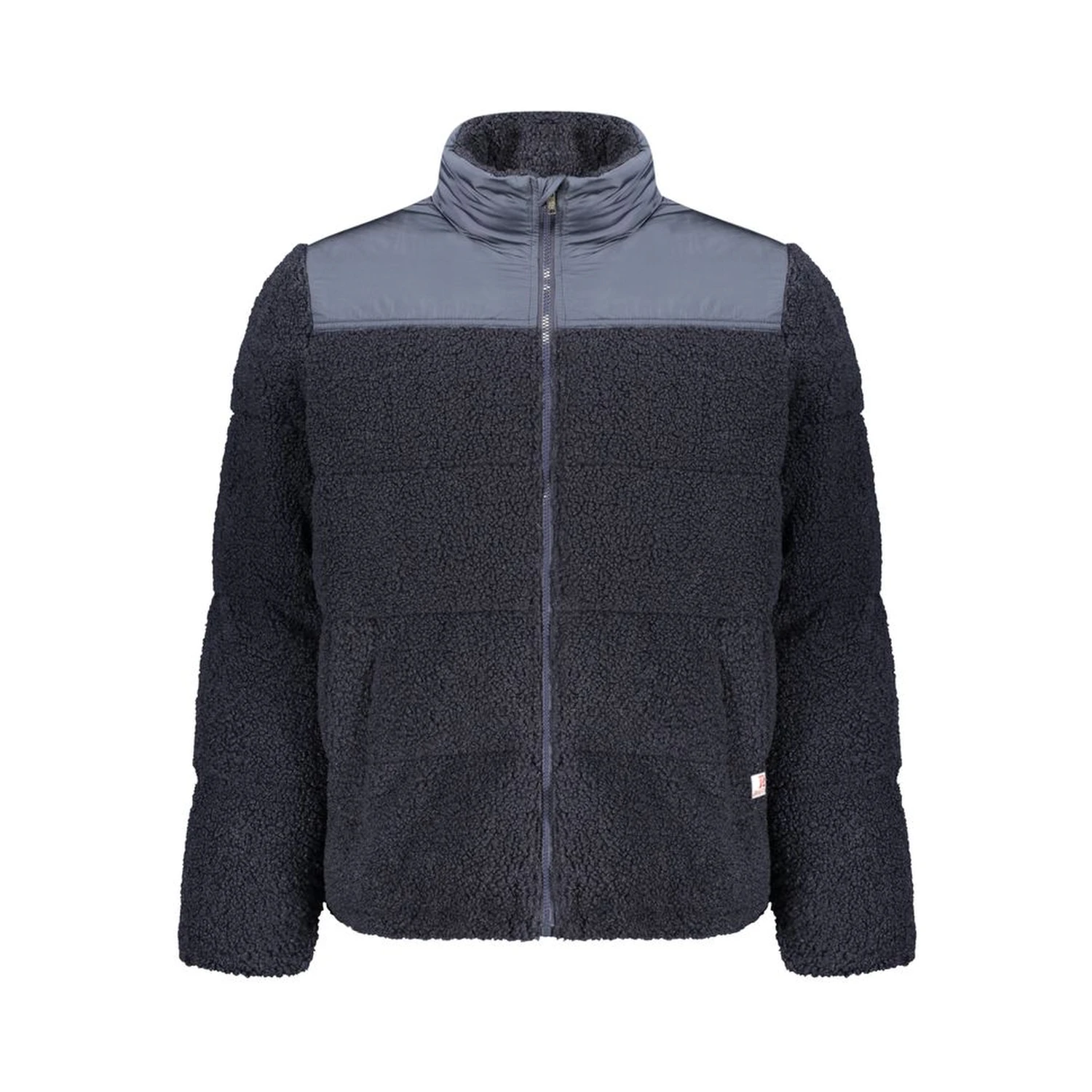Blue Polyester Men's Jacket