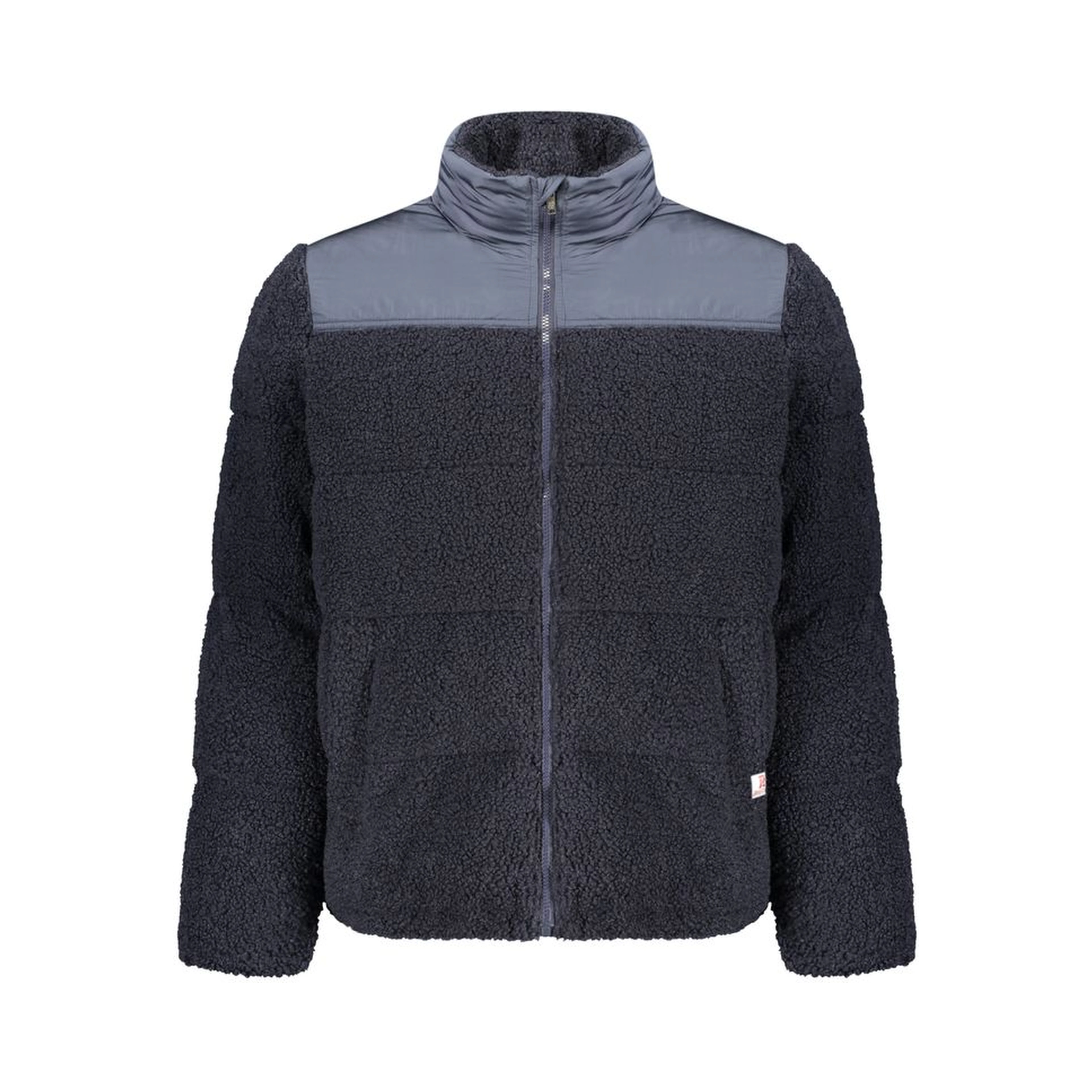 Blue Polyester Men's Jacket