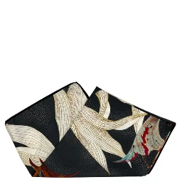 Black Silk Women Scarf