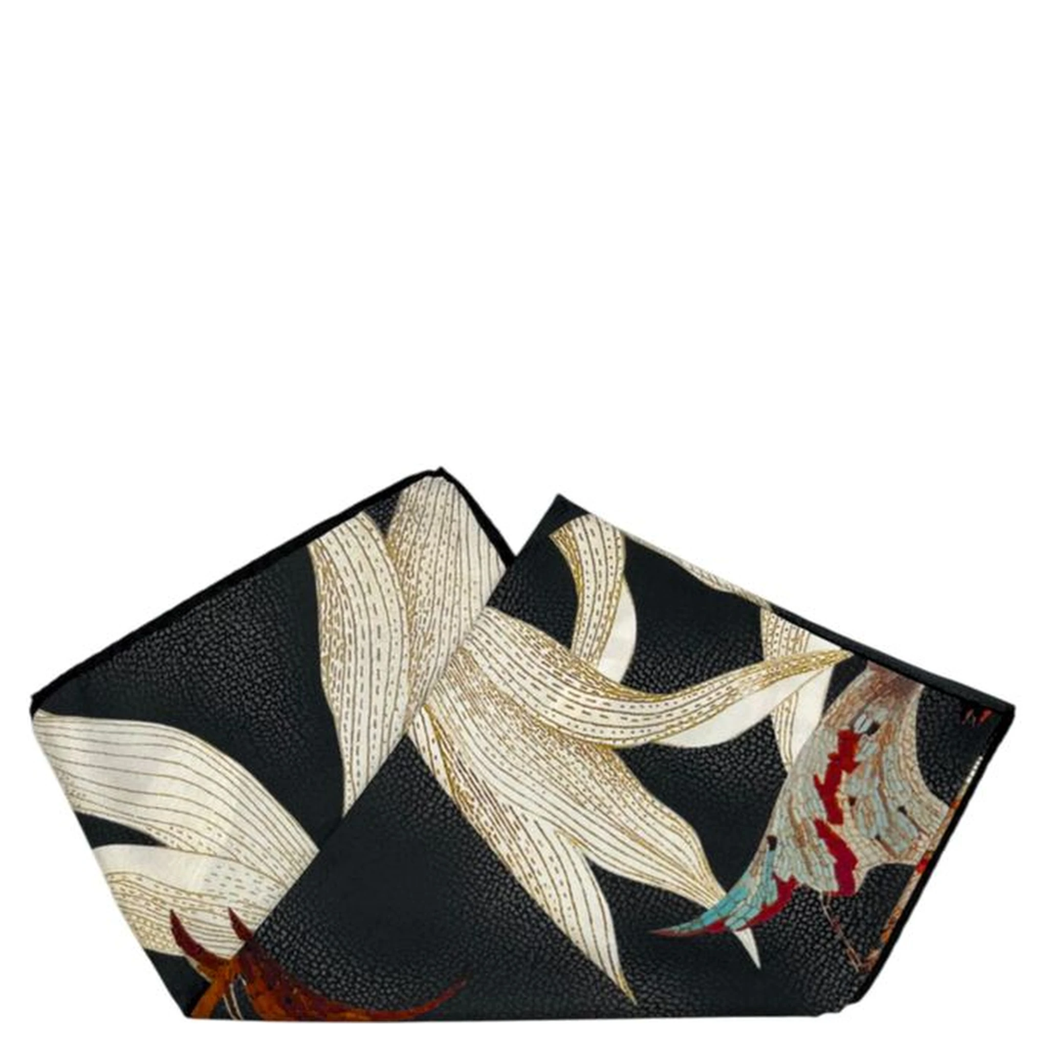 Black Silk Women Scarf