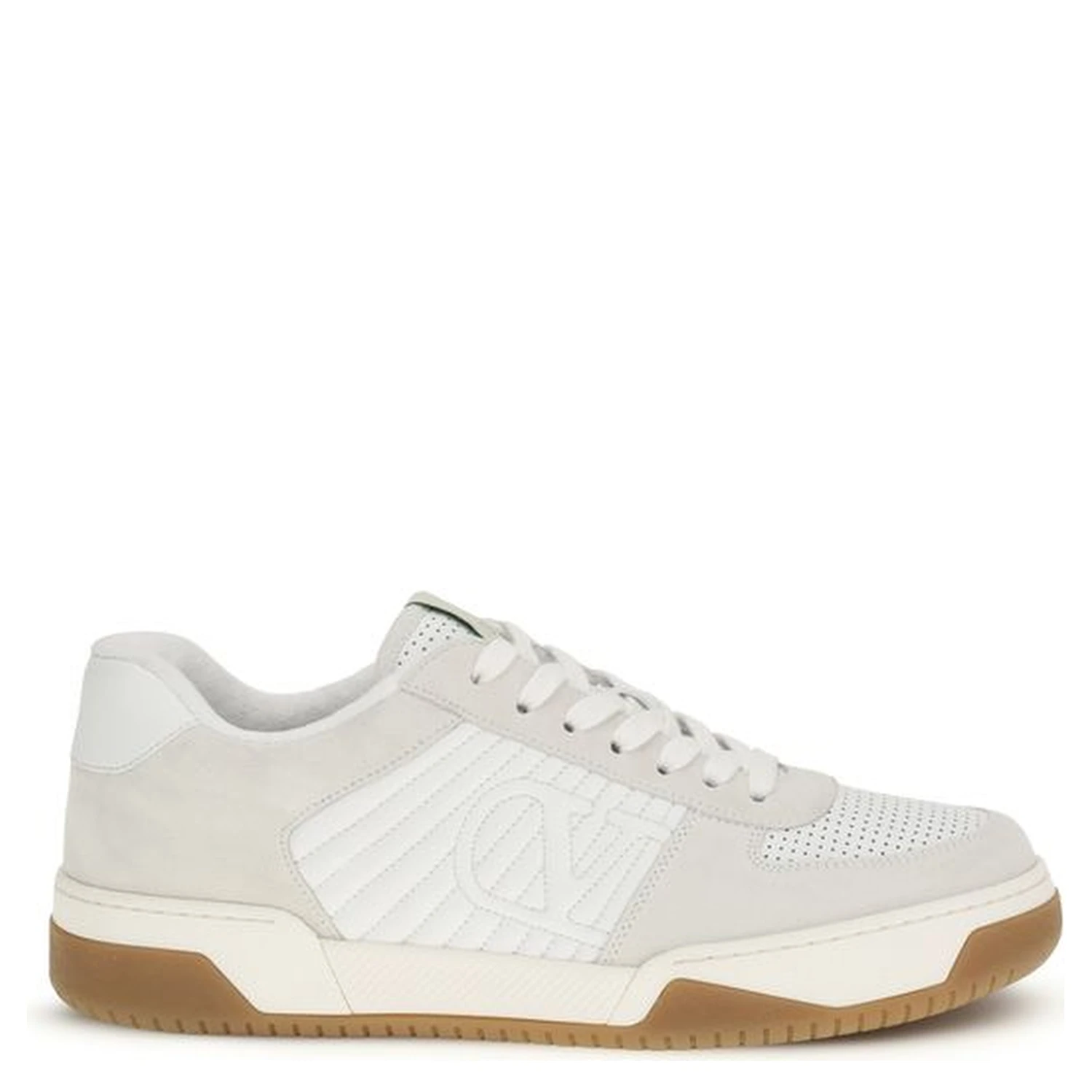White Calf Leather Bos Taurus Athletic Sneakers