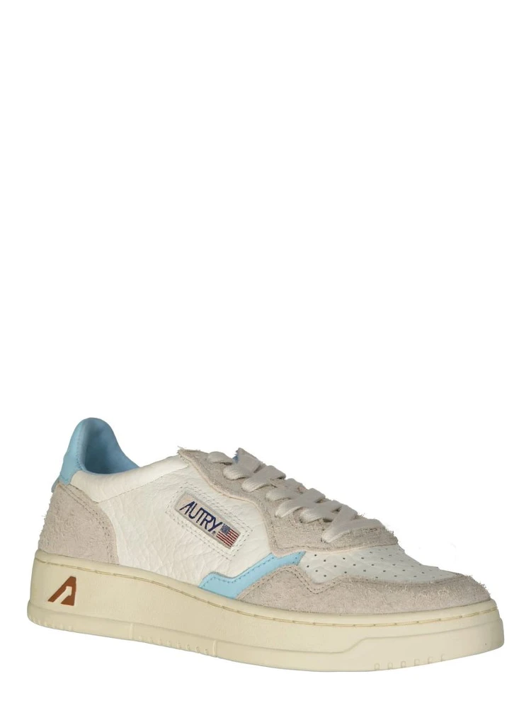 White Leather Low Top Sneakers alternative