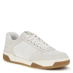 White Calf Leather Bos Taurus Athletic Sneakers