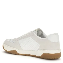 White Calf Leather Bos Taurus Athletic Sneakers