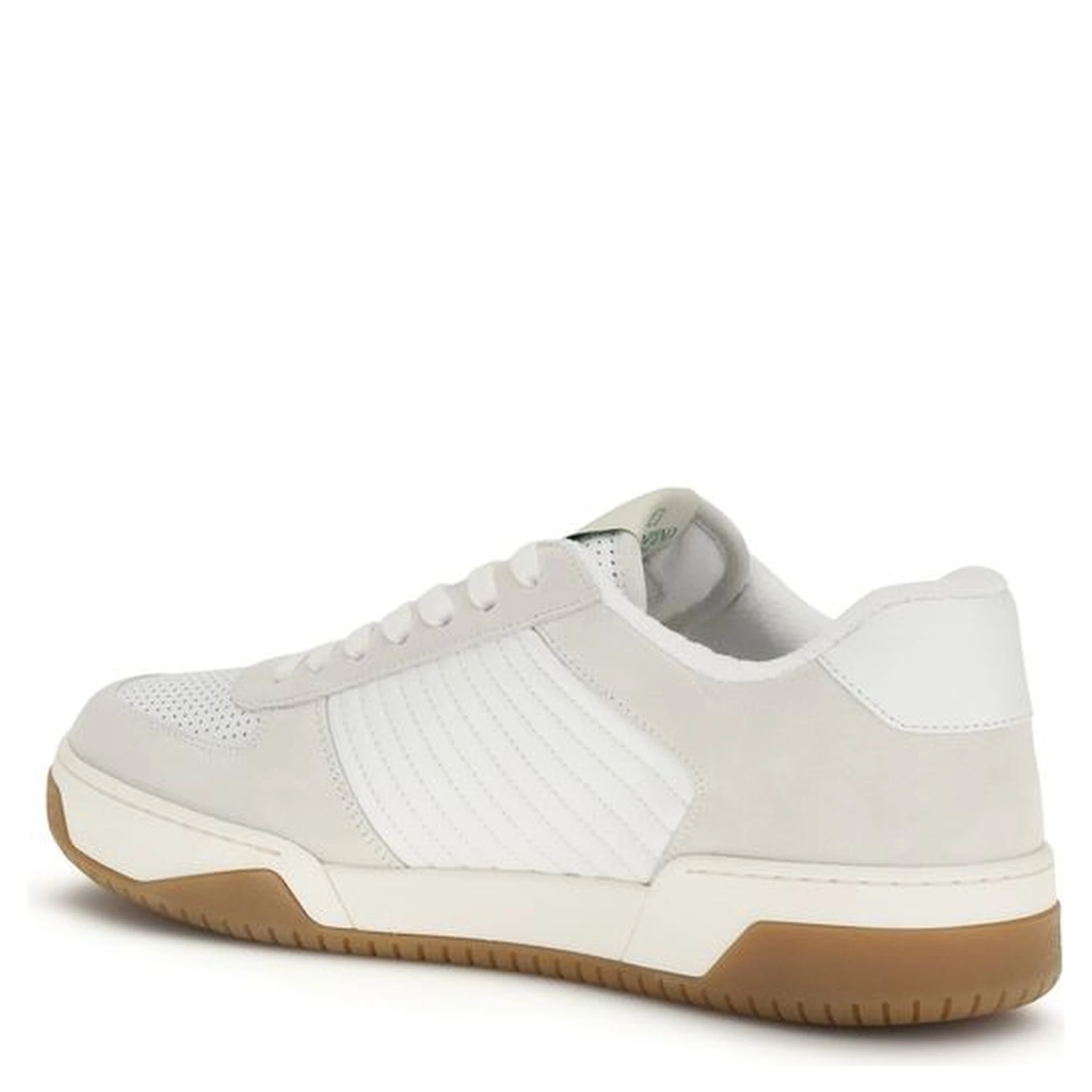 White Calf Leather Bos Taurus Athletic Sneakers