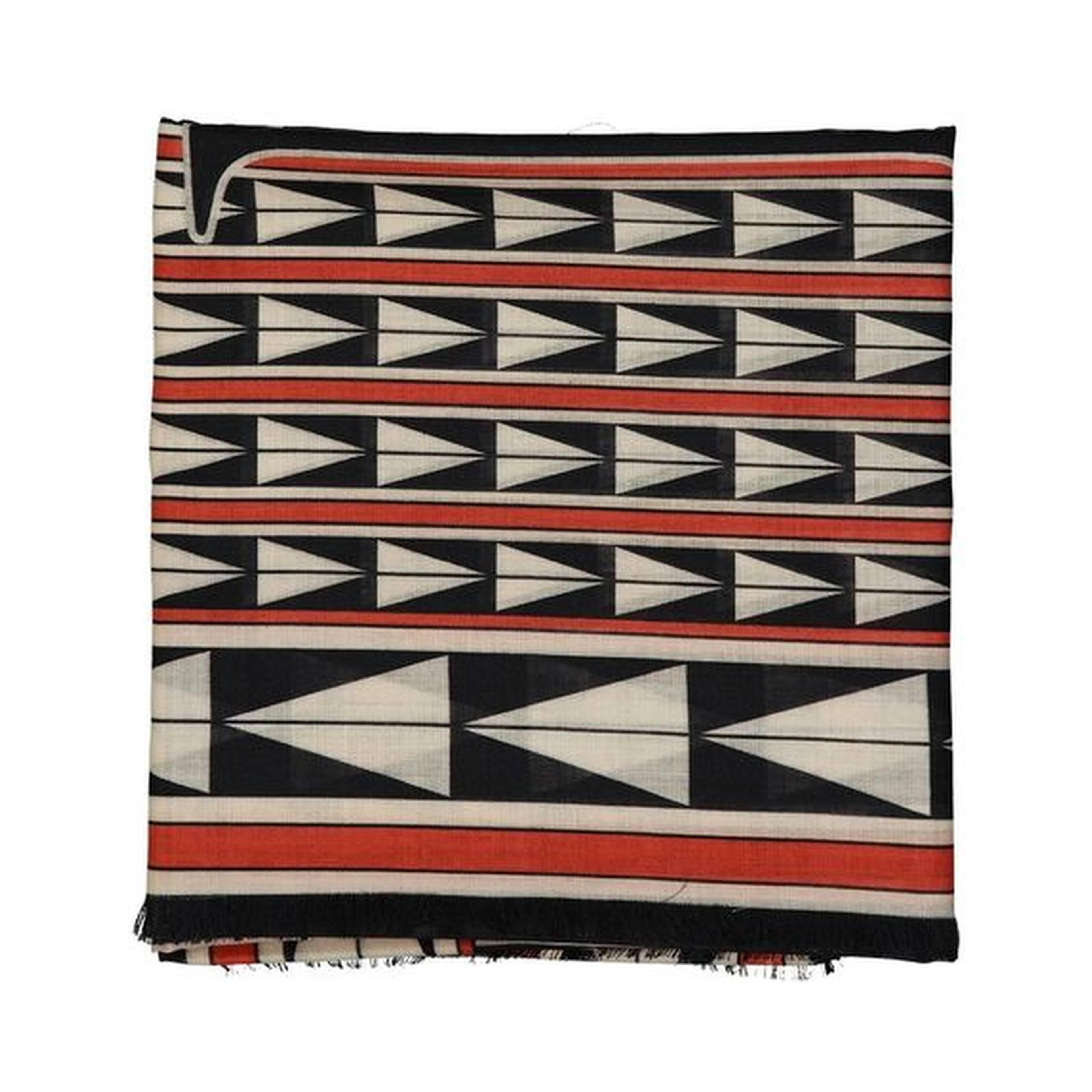 Black Wool Scarf