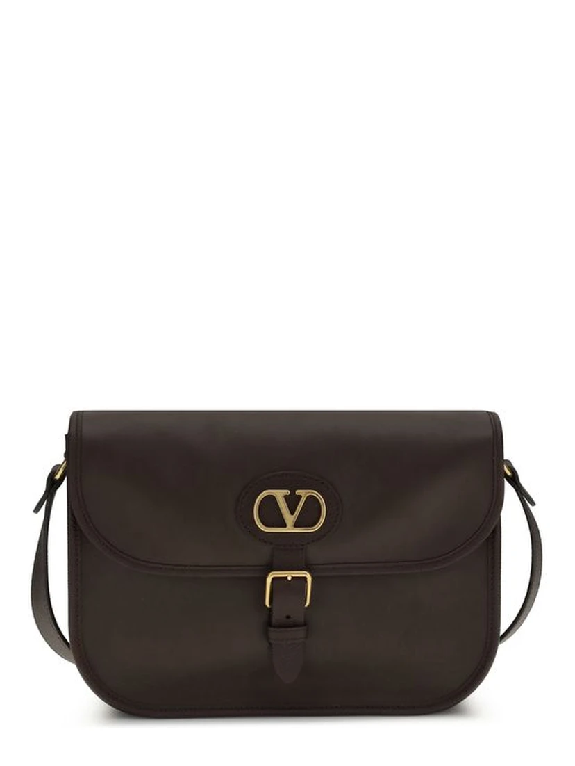 Brown Calf Leather Bos Taurus Shoulder Bag