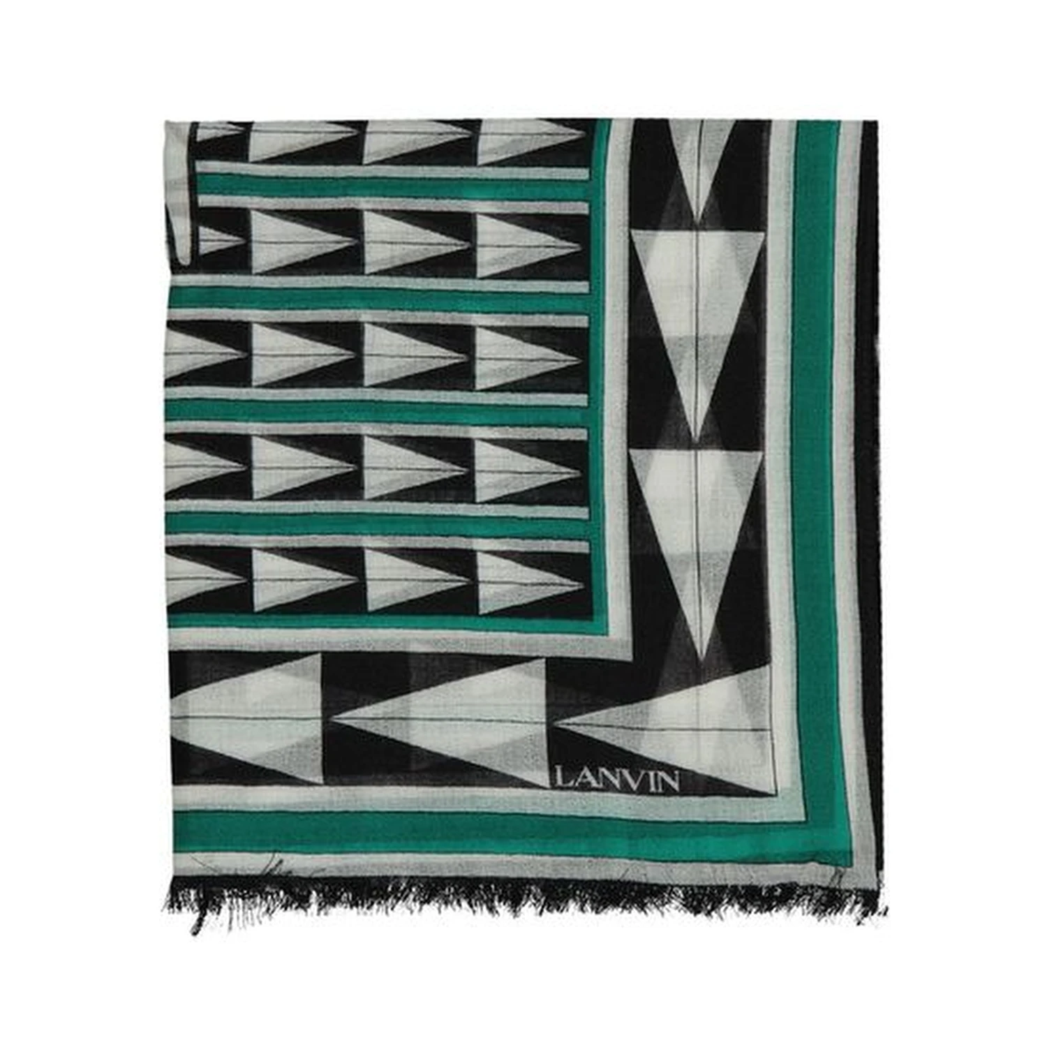 Bicolor Wool Scarf