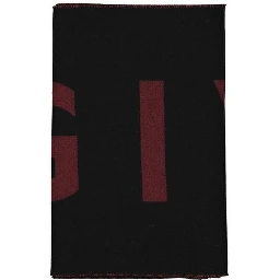Black Virgin Wool Scarf