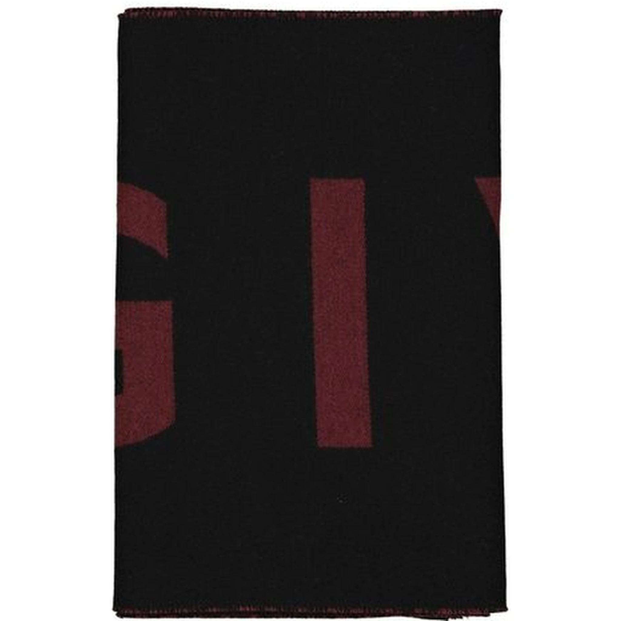 Black Virgin Wool Scarf