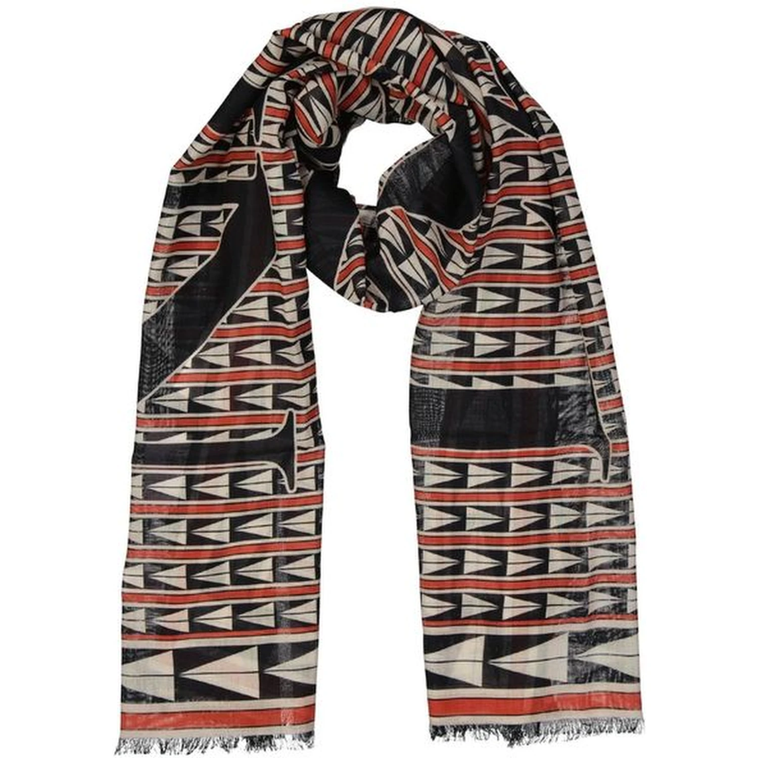 Black Wool Scarf