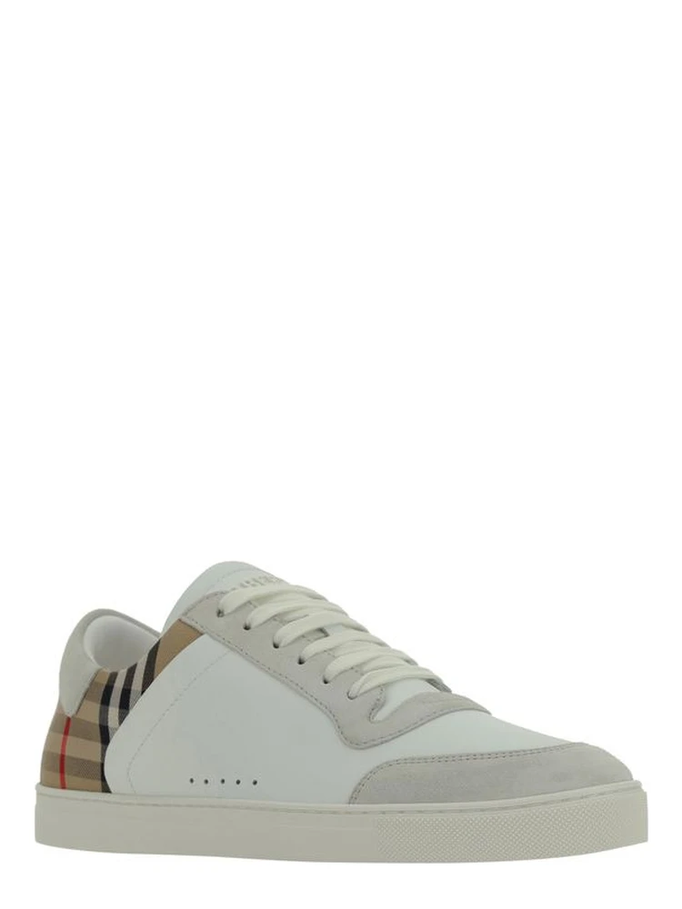 White Calf Leather Bos Taurus Low Top Sneakers alternative