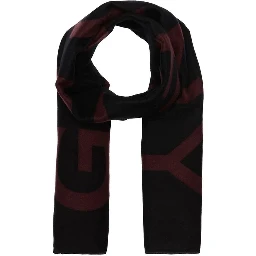 Black Virgin Wool Scarf