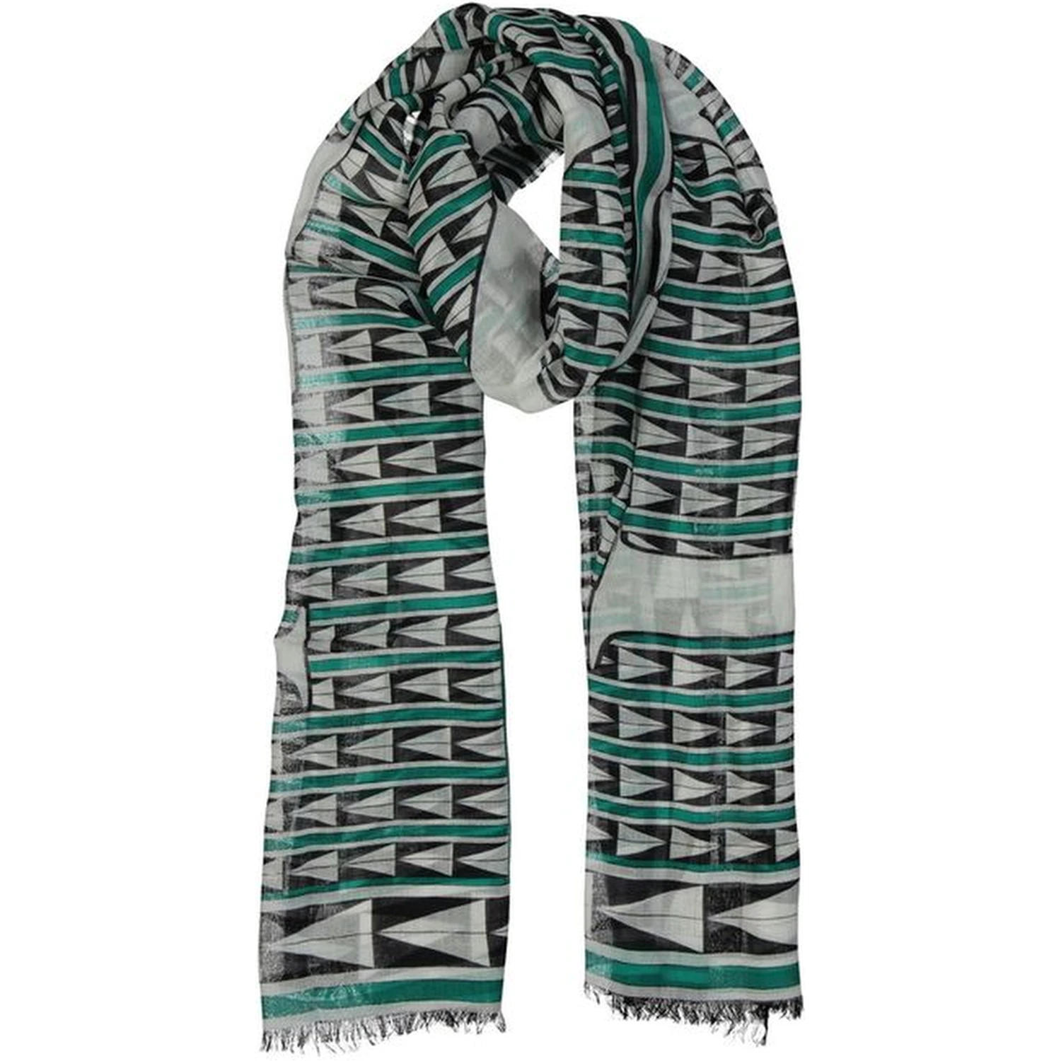 Bicolor Wool Scarf
