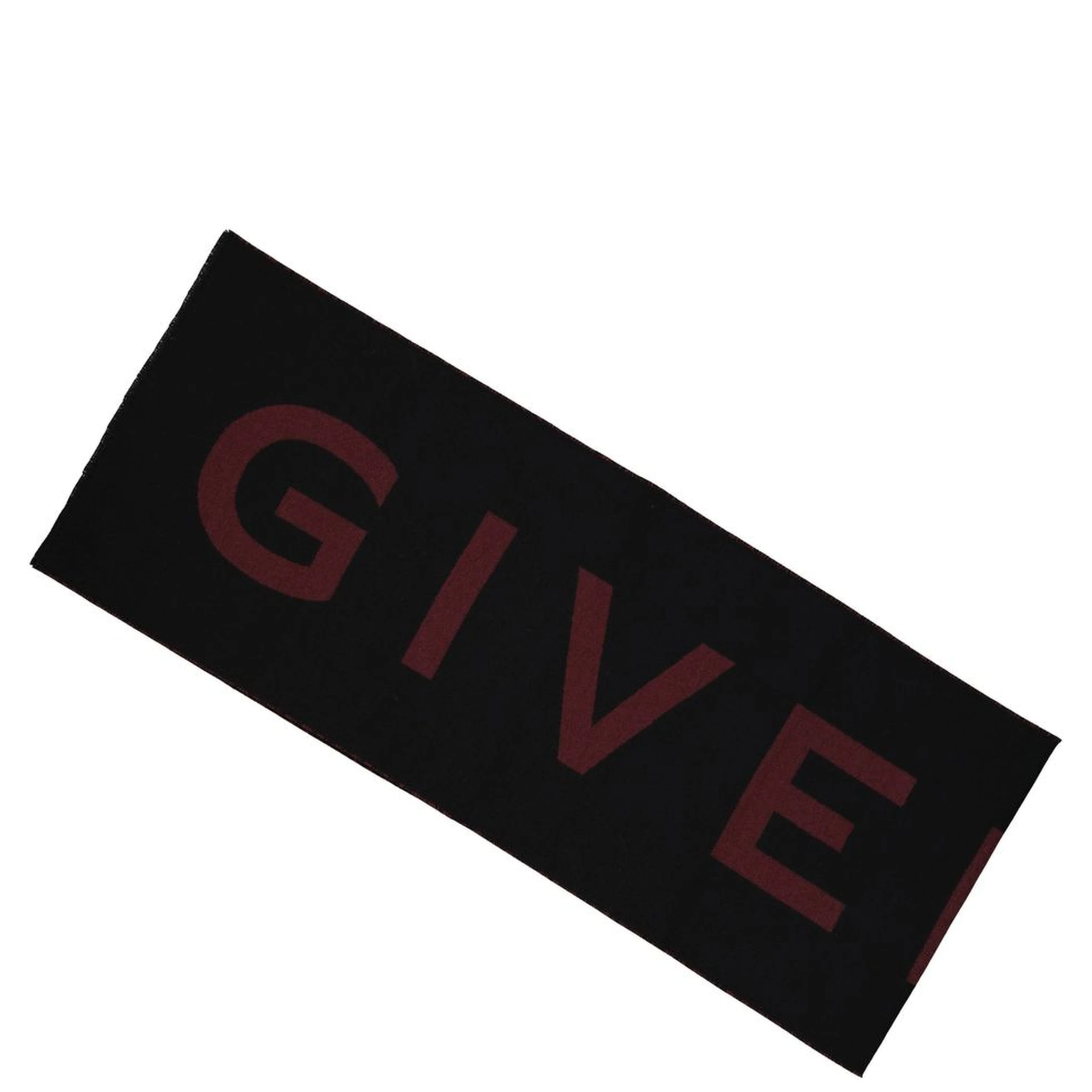 Black Virgin Wool Scarf