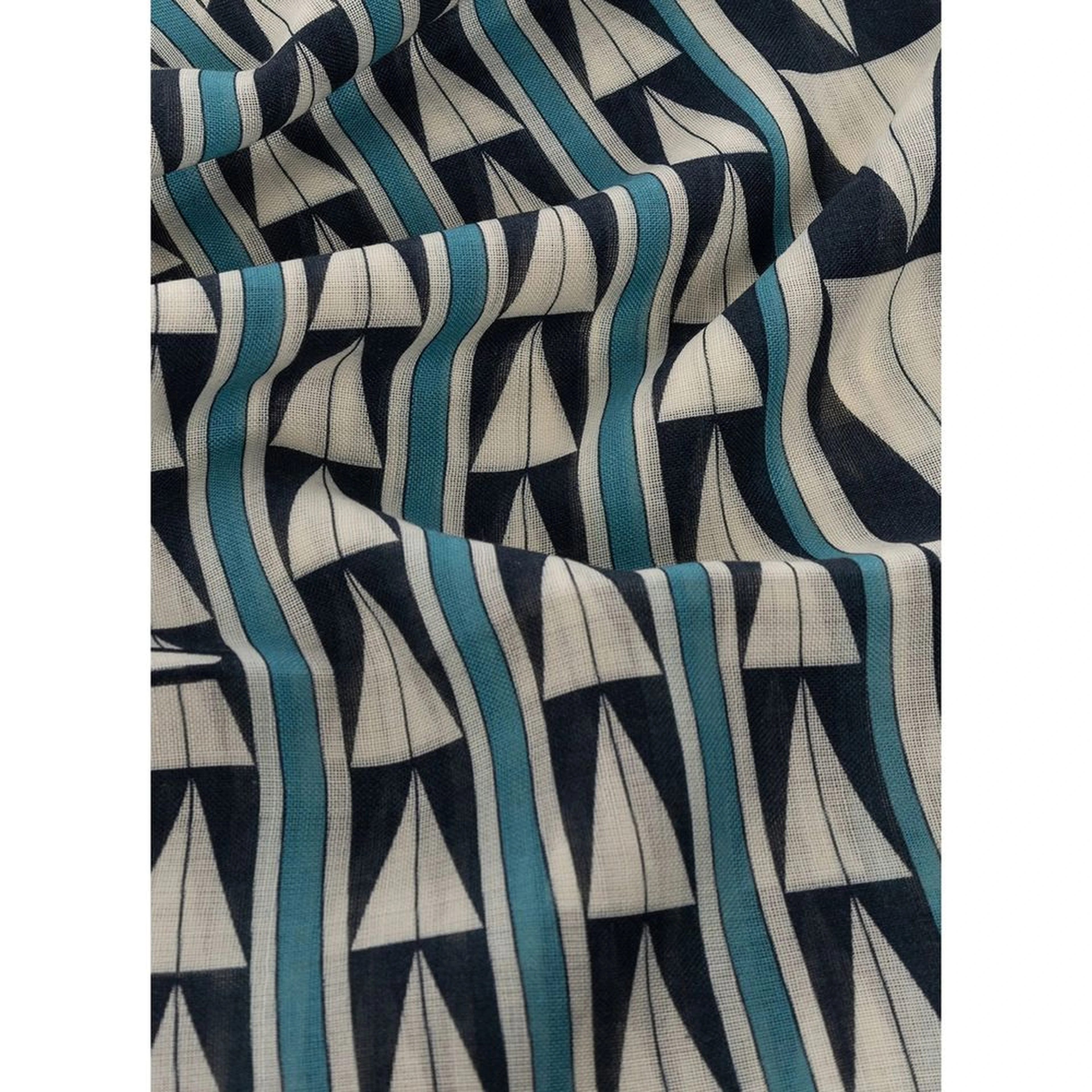 Blue Wool Scarf