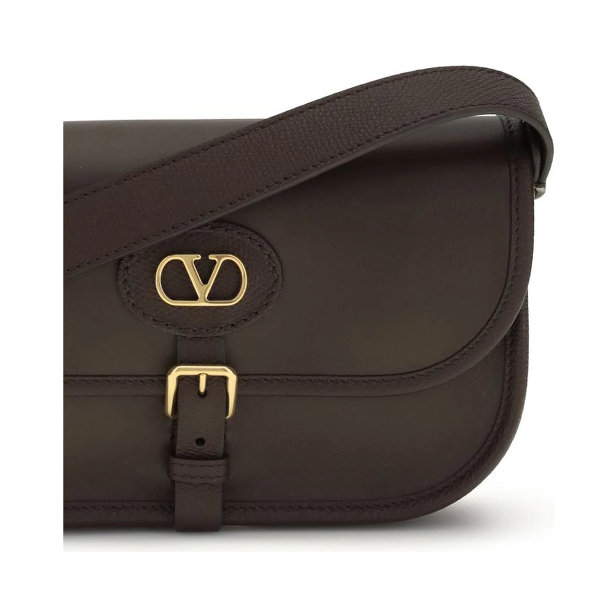 Brown Calf Leather Bos Taurus Shoulder Bag