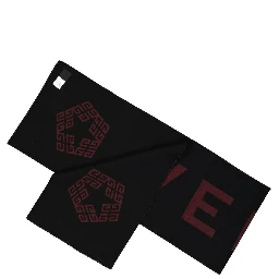 Black Virgin Wool Scarf