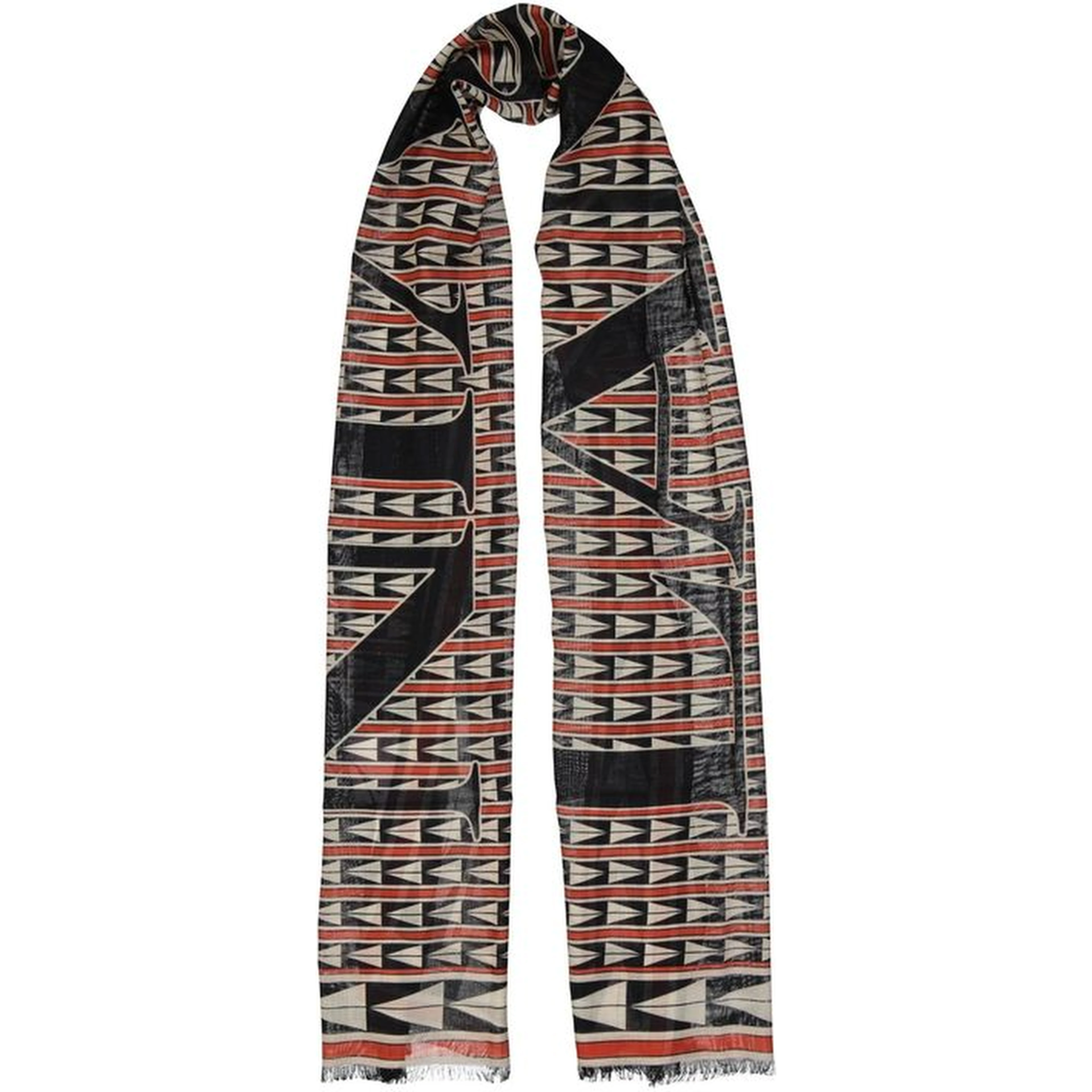 Black Wool Scarf