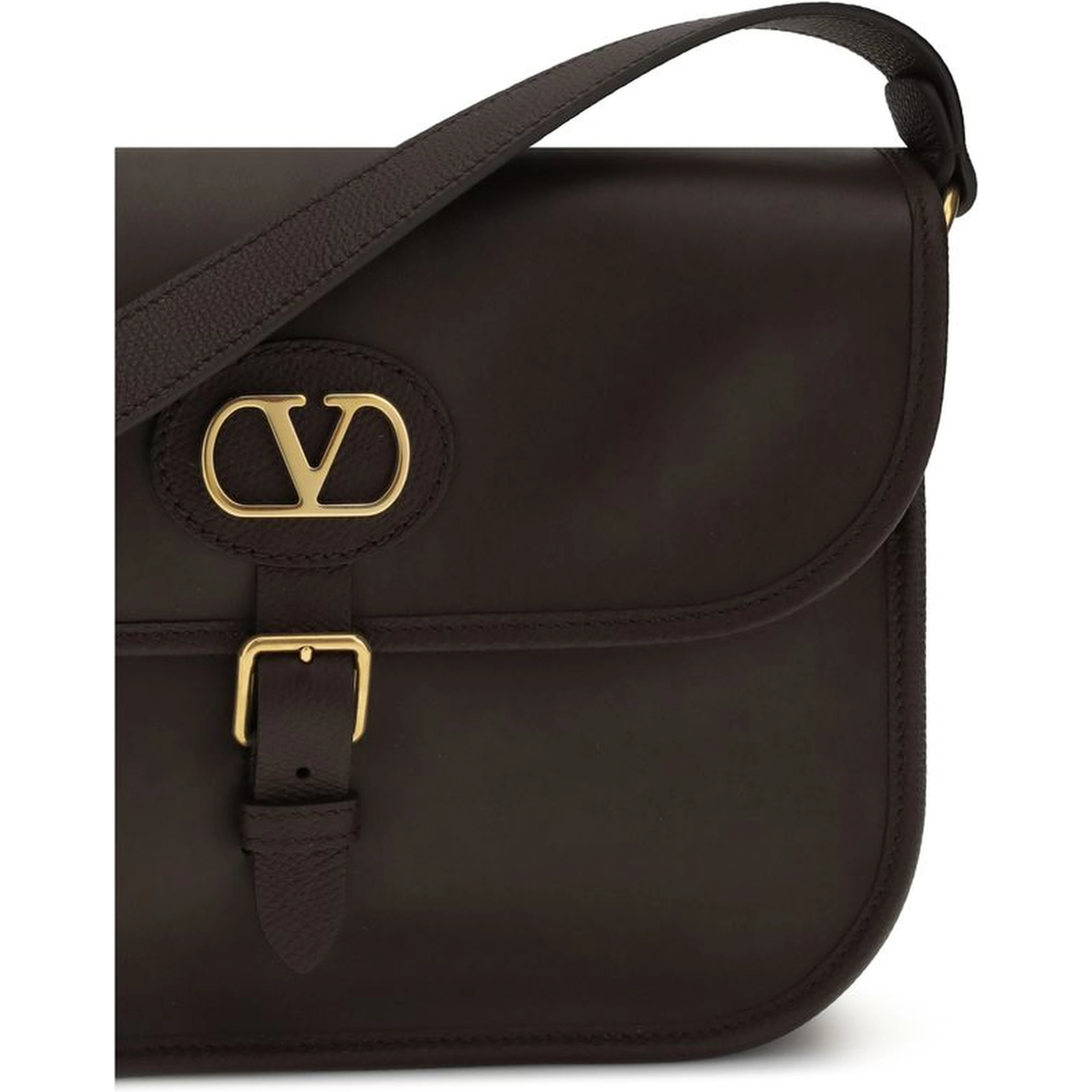 Brown Calf Leather Bos Taurus Shoulder Bag
