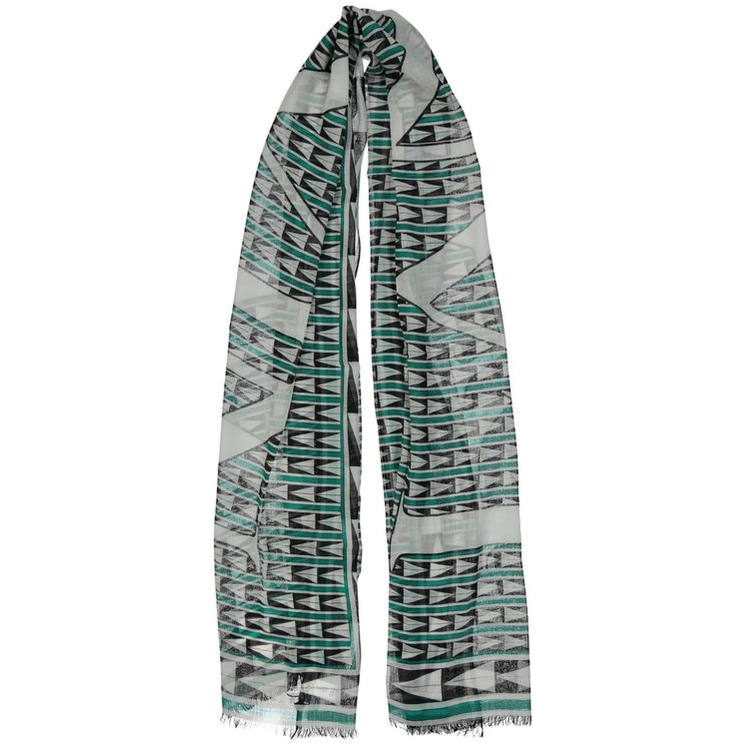 Bicolor Wool Scarf