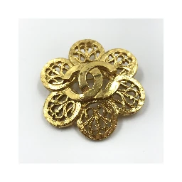 Chanel Costume Jewlery Vintage Brooch Coco Medallian