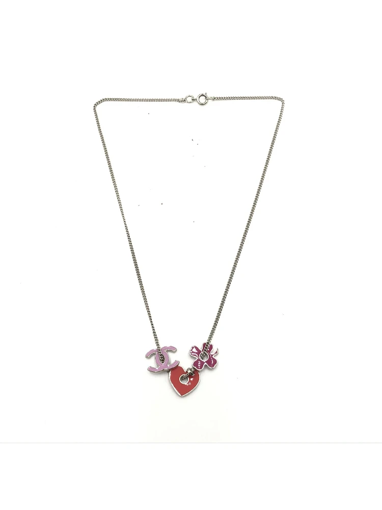 Vintage Heart And Charms Pendant Necklace alternative