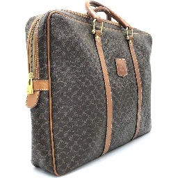 Vintage Macadam Briefcase In Brown