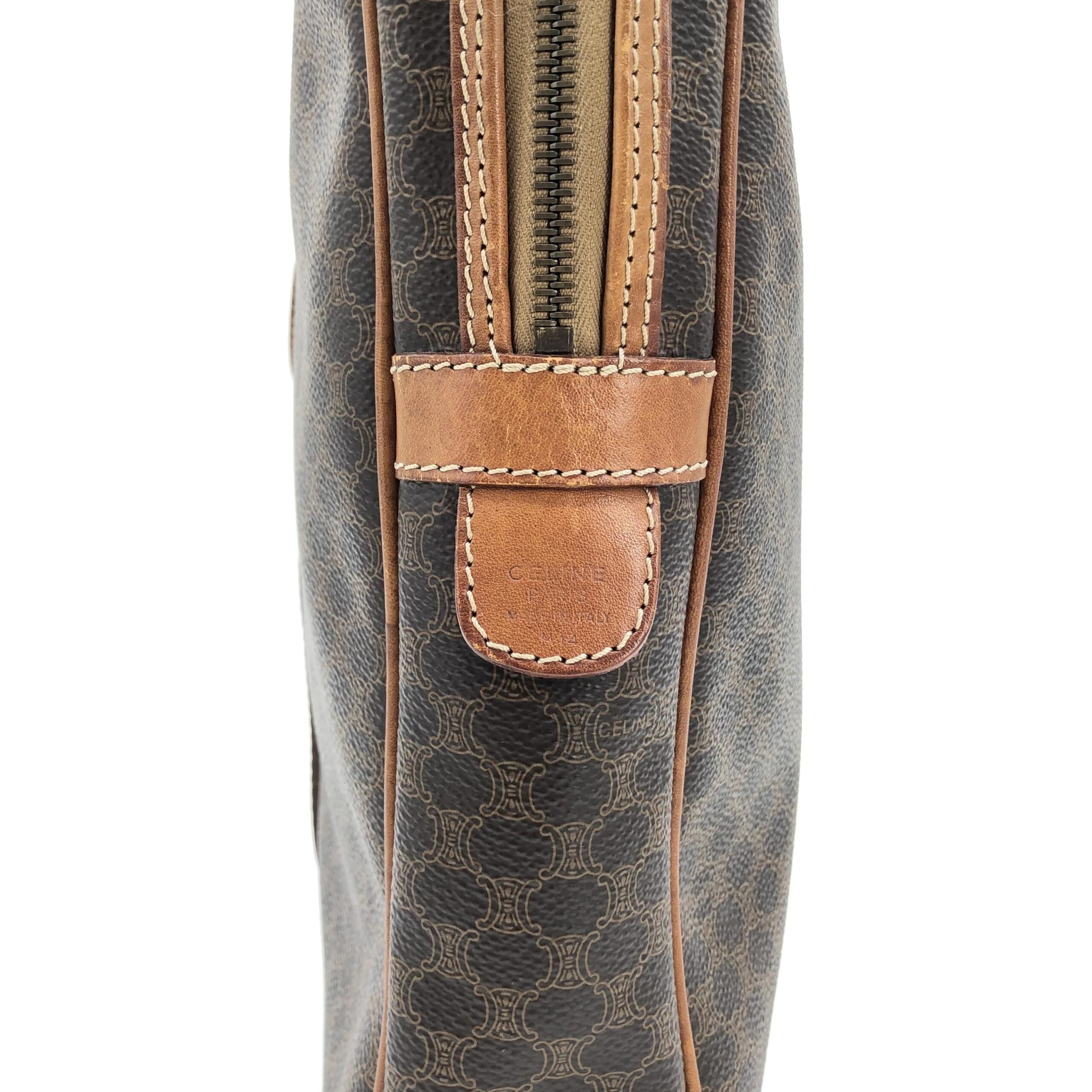 Vintage Macadam Briefcase In Brown