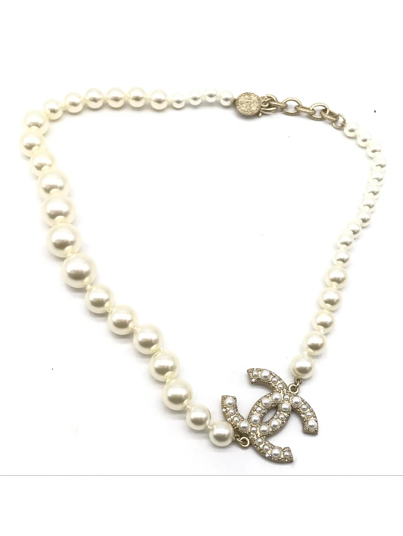 Pearl CC Necklace