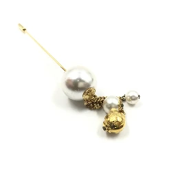 Pin Brooch, Pearl Style, Box