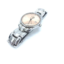 Pink Champagne Dial Quartz Watch, Stainless Steel