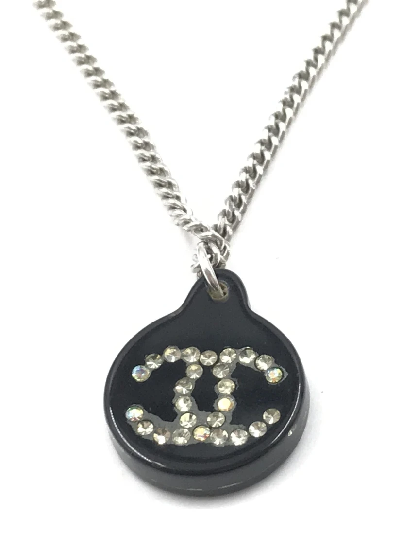 Coco Mark Rhinestone Necklace
