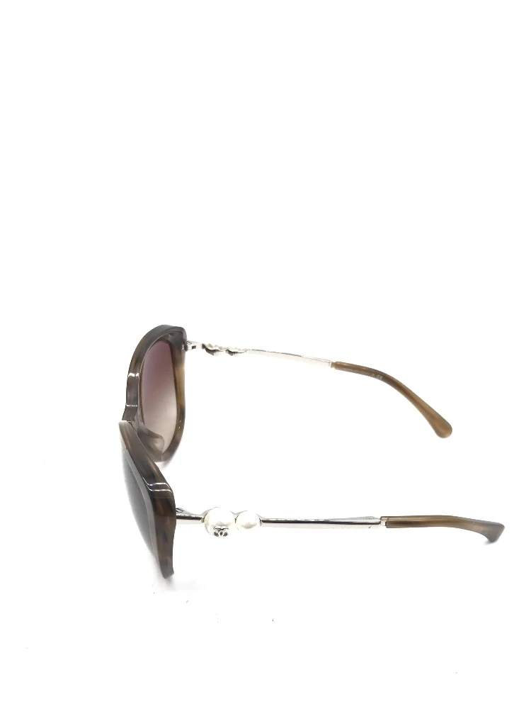 Cat-Eye Sunglasses With Pearl Detailing alternative