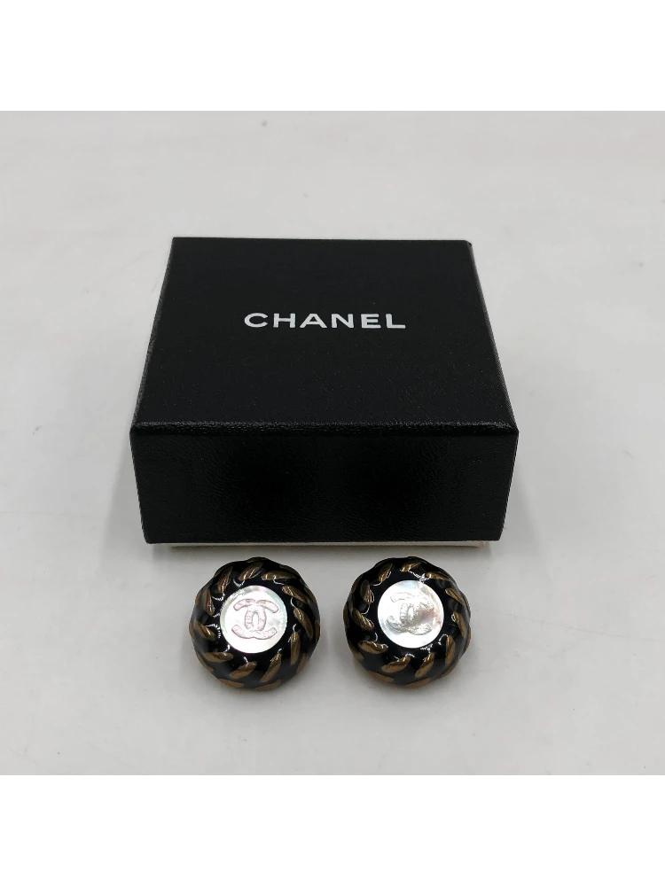 CC Button Clip-On Earrings alternative