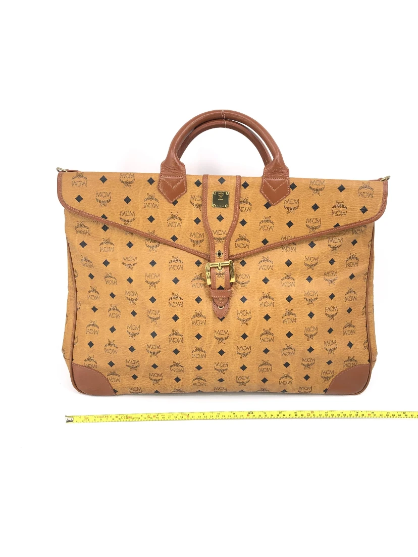 Briefcase In Cognac Visetos