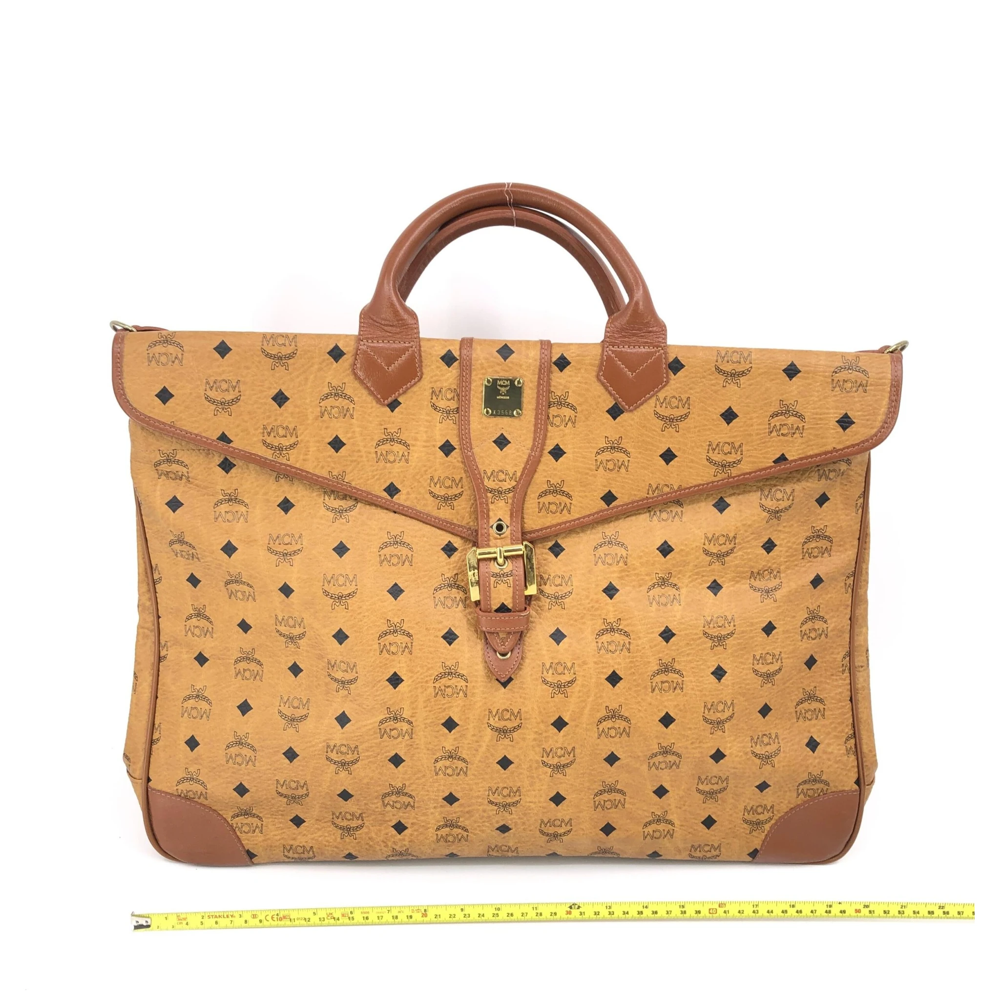 Briefcase In Cognac Visetos