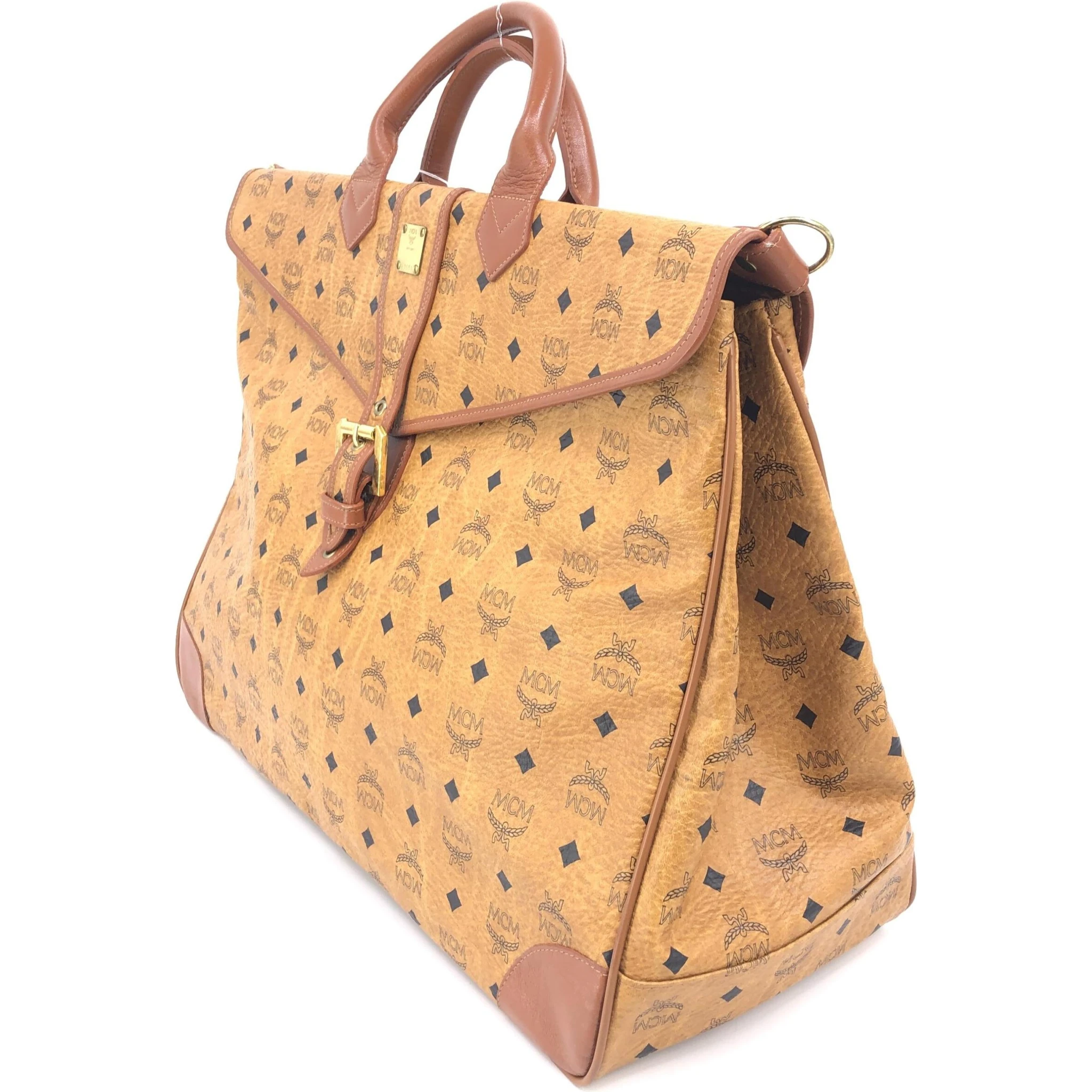 Briefcase In Cognac Visetos