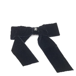 Black Velvet Bow Hair Accessory
