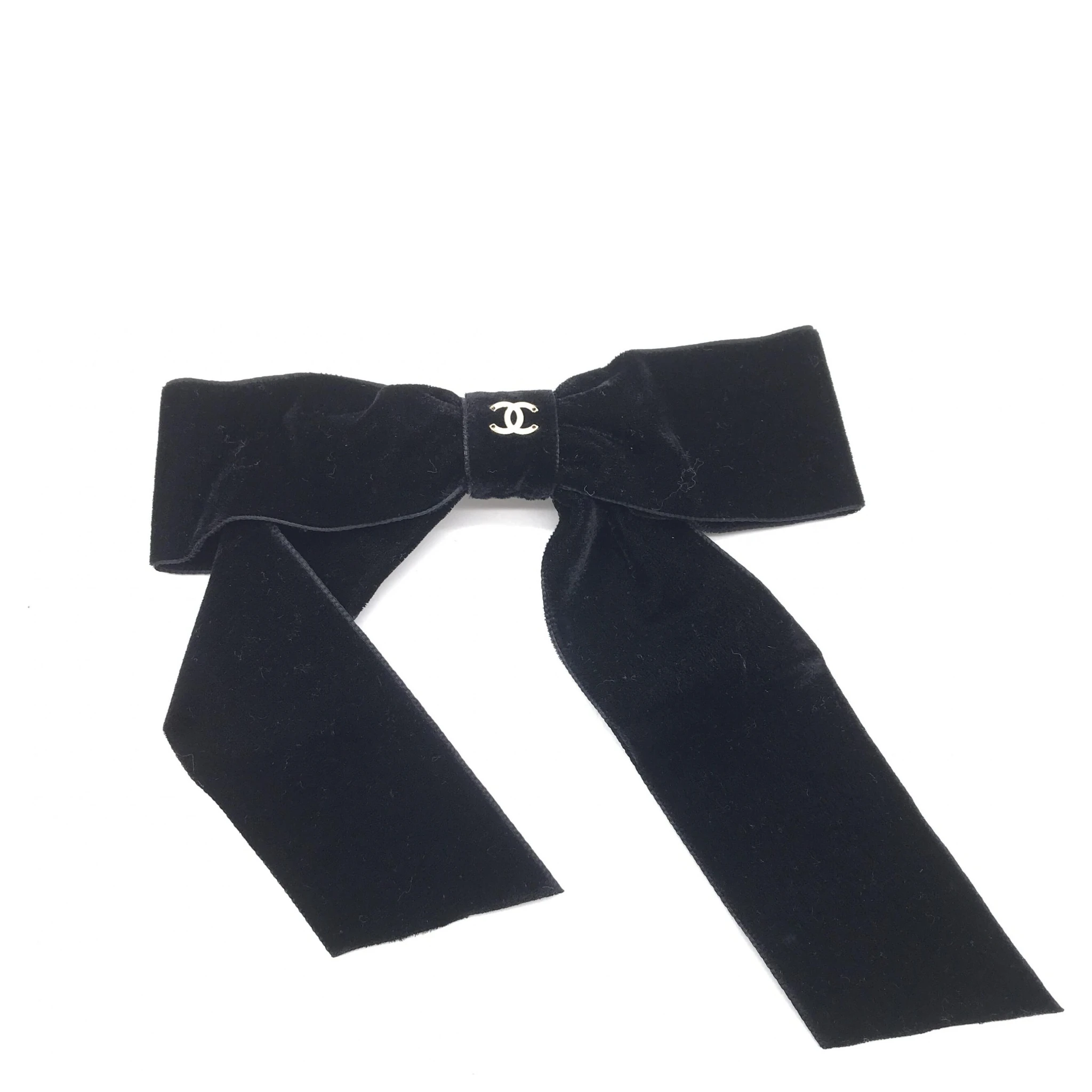 Black Velvet Bow Hair Accessory