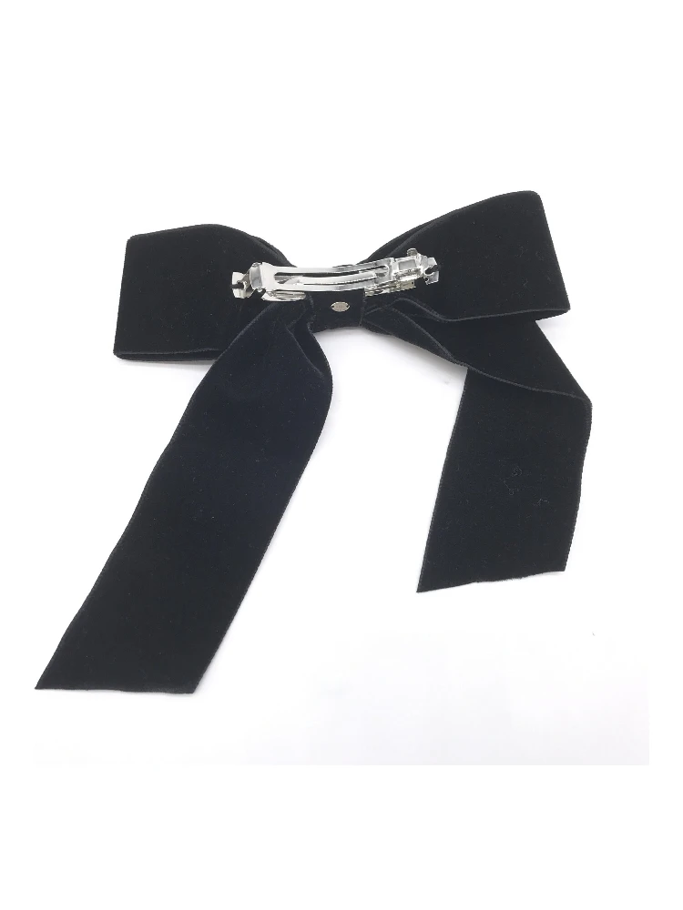 Black Velvet Bow Hair Accessory alternative